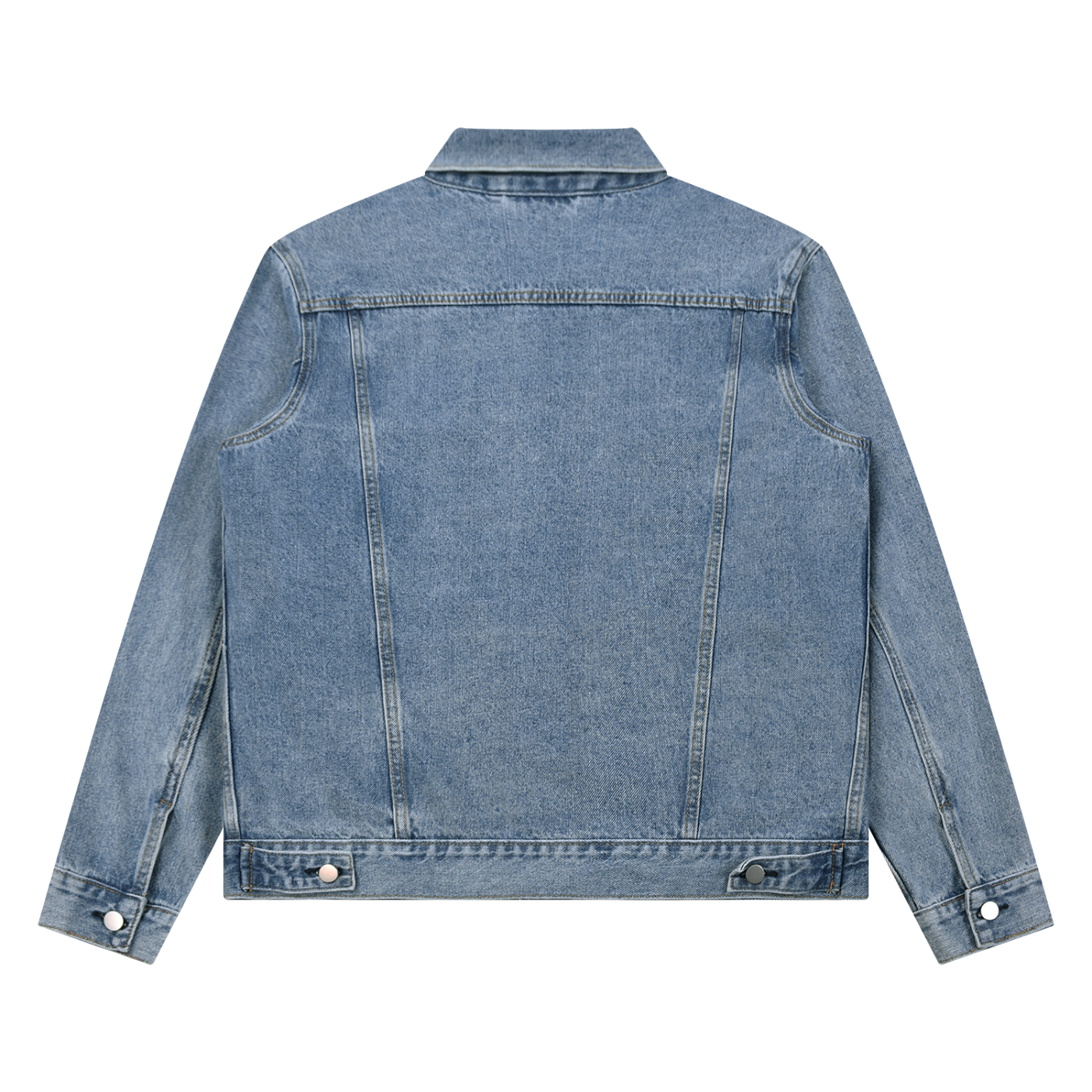 Classic Corrupted Vinyl Denim Trucker Jacket