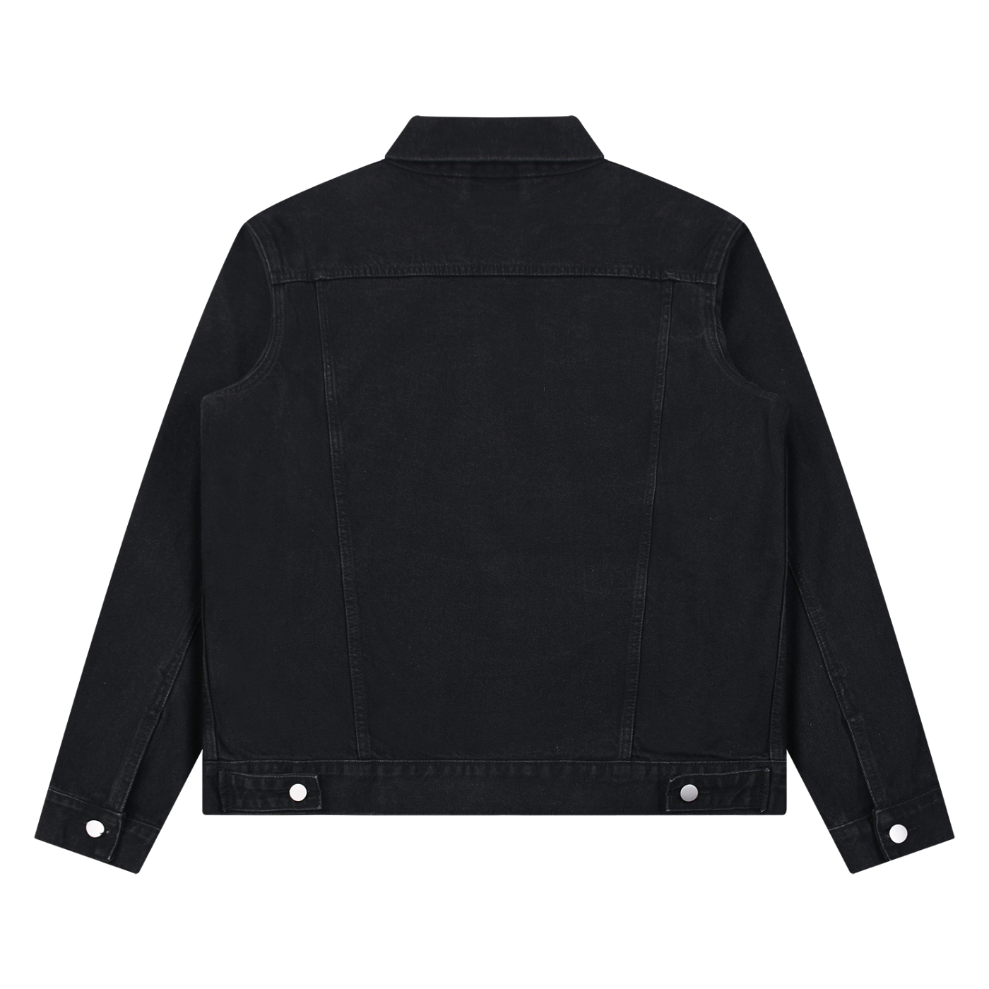 Classic Corrupted Vinyl Denim Trucker Jacket